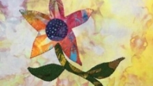 Jill Finley Star Flower Applique